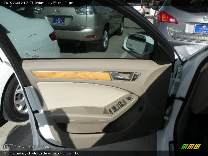 Ibis White / Beige 2010 Audi A4 2.0T Sedan