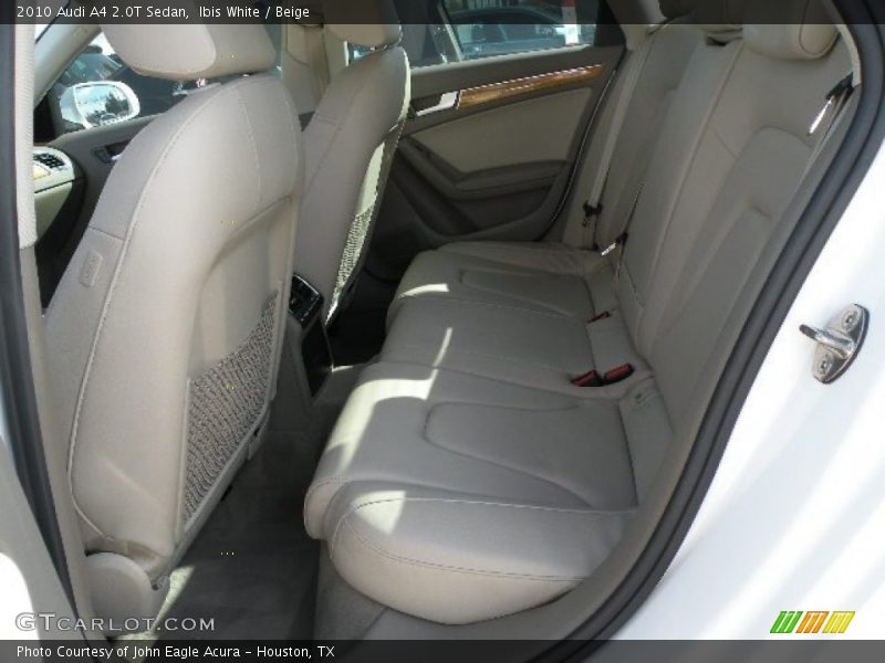 Ibis White / Beige 2010 Audi A4 2.0T Sedan