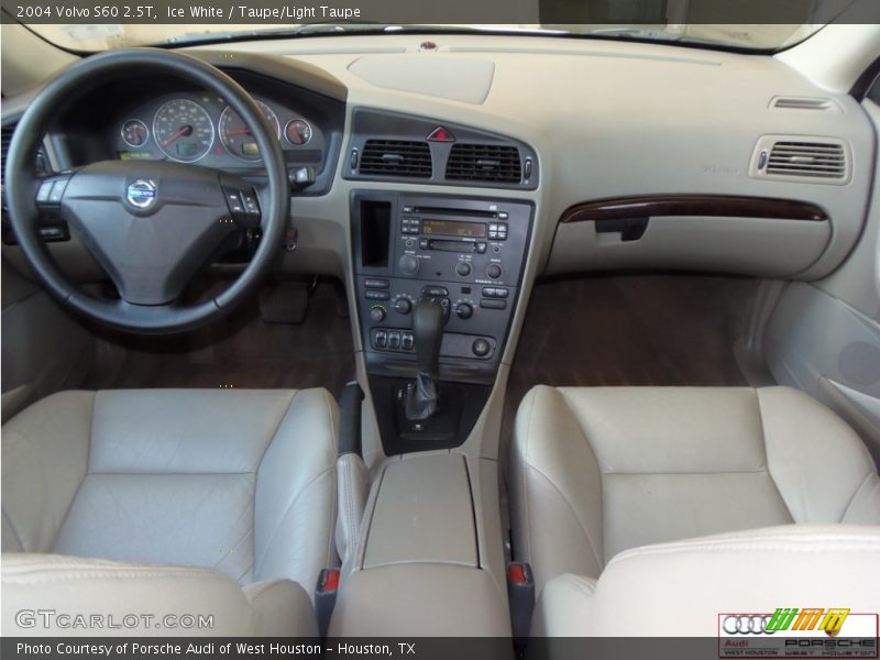 Ice White / Taupe/Light Taupe 2004 Volvo S60 2.5T