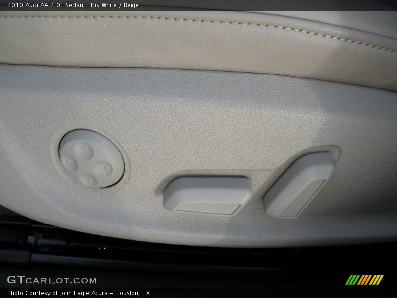 Ibis White / Beige 2010 Audi A4 2.0T Sedan
