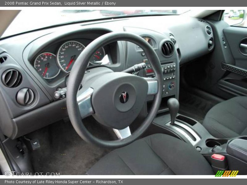 Liquid Silver Metallic / Ebony 2008 Pontiac Grand Prix Sedan