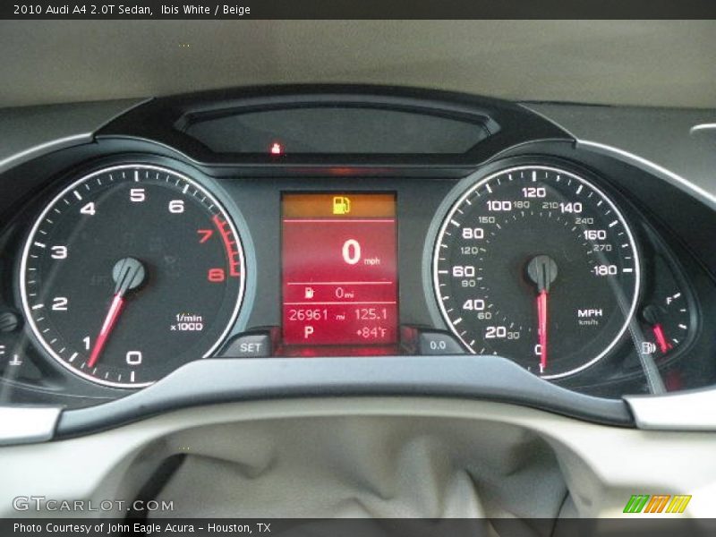Ibis White / Beige 2010 Audi A4 2.0T Sedan
