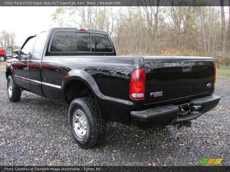 Black / Medium Flint 2002 Ford F250 Super Duty XLT SuperCab 4x4