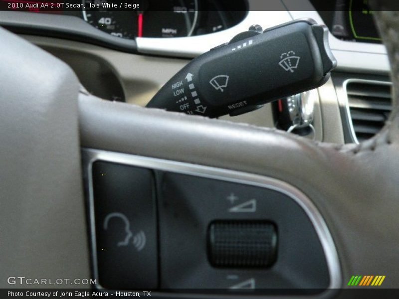 Ibis White / Beige 2010 Audi A4 2.0T Sedan