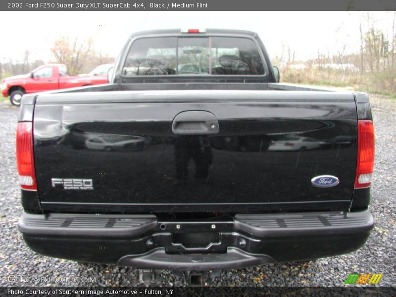 Black / Medium Flint 2002 Ford F250 Super Duty XLT SuperCab 4x4