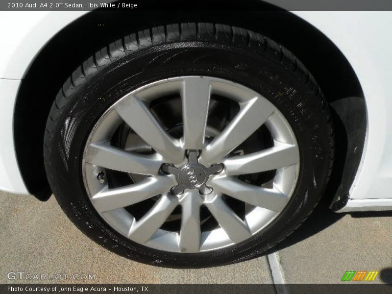 Ibis White / Beige 2010 Audi A4 2.0T Sedan