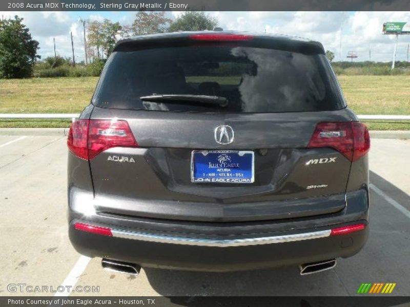 Sterling Gray Metallic / Ebony 2008 Acura MDX Technology