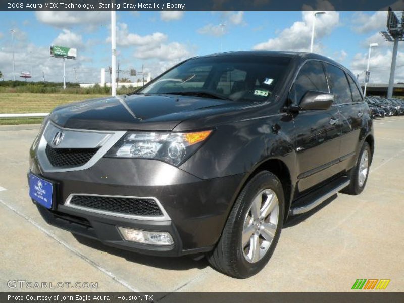 Sterling Gray Metallic / Ebony 2008 Acura MDX Technology