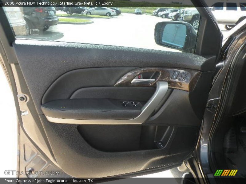 Sterling Gray Metallic / Ebony 2008 Acura MDX Technology