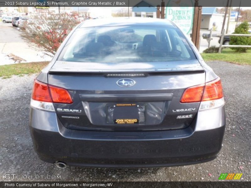 Graphite Gray Metallic / Black 2013 Subaru Legacy 2.5i Premium
