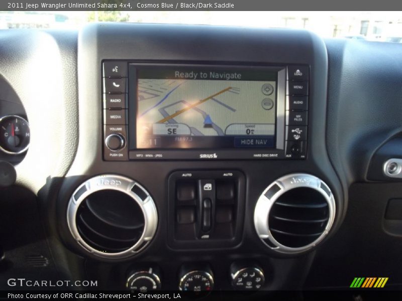 Cosmos Blue / Black/Dark Saddle 2011 Jeep Wrangler Unlimited Sahara 4x4