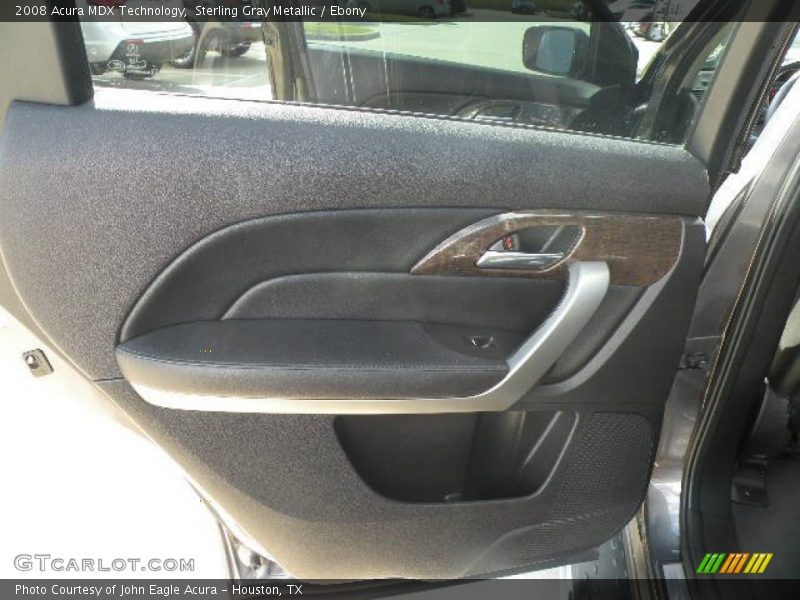 Sterling Gray Metallic / Ebony 2008 Acura MDX Technology