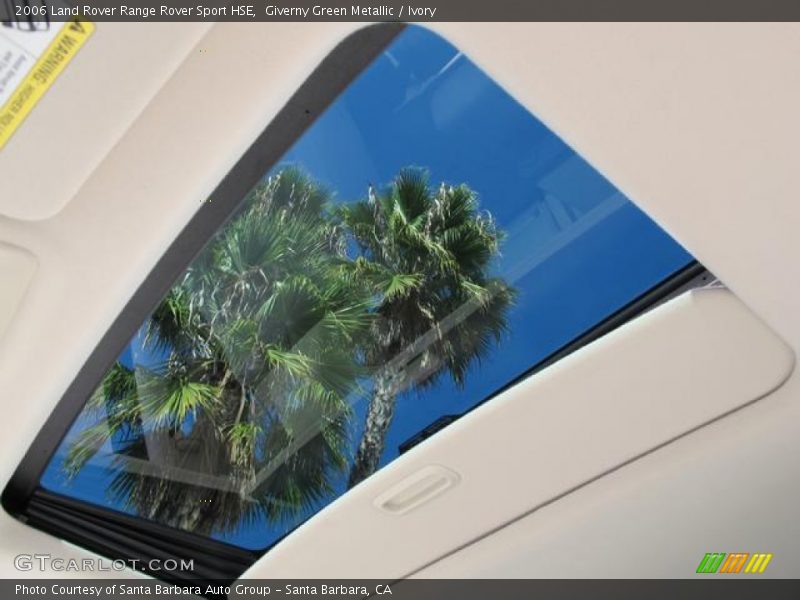 Giverny Green Metallic / Ivory 2006 Land Rover Range Rover Sport HSE