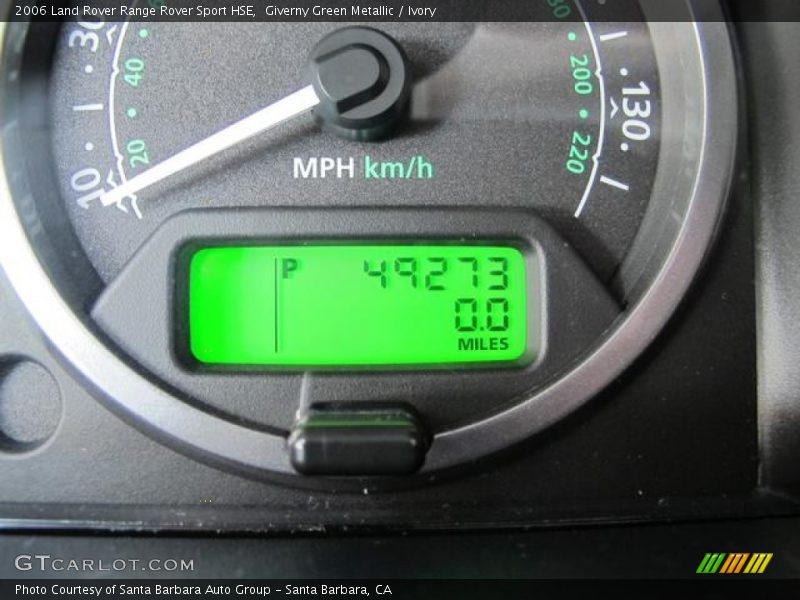 Giverny Green Metallic / Ivory 2006 Land Rover Range Rover Sport HSE