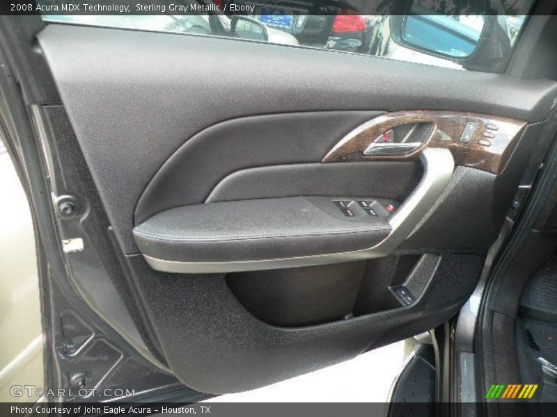 Sterling Gray Metallic / Ebony 2008 Acura MDX Technology
