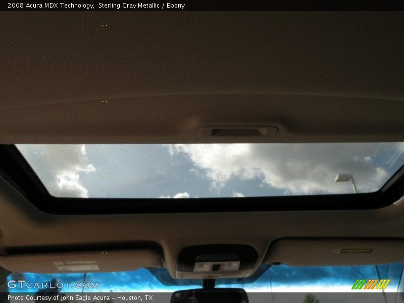 Sterling Gray Metallic / Ebony 2008 Acura MDX Technology