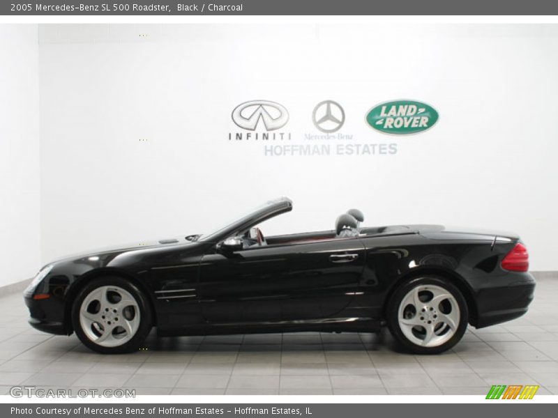 Black / Charcoal 2005 Mercedes-Benz SL 500 Roadster