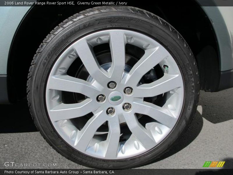 Giverny Green Metallic / Ivory 2006 Land Rover Range Rover Sport HSE