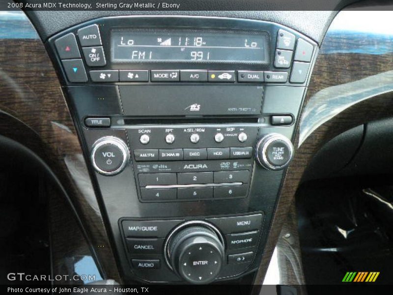 Sterling Gray Metallic / Ebony 2008 Acura MDX Technology