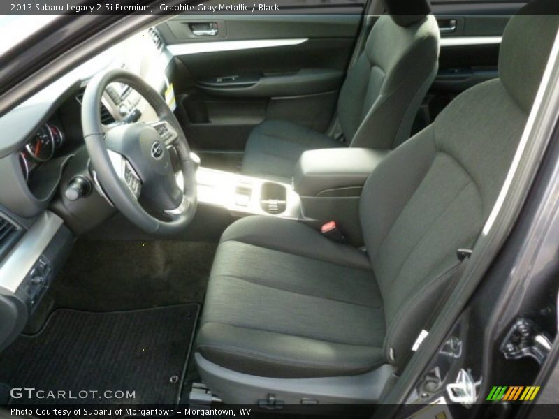 Graphite Gray Metallic / Black 2013 Subaru Legacy 2.5i Premium