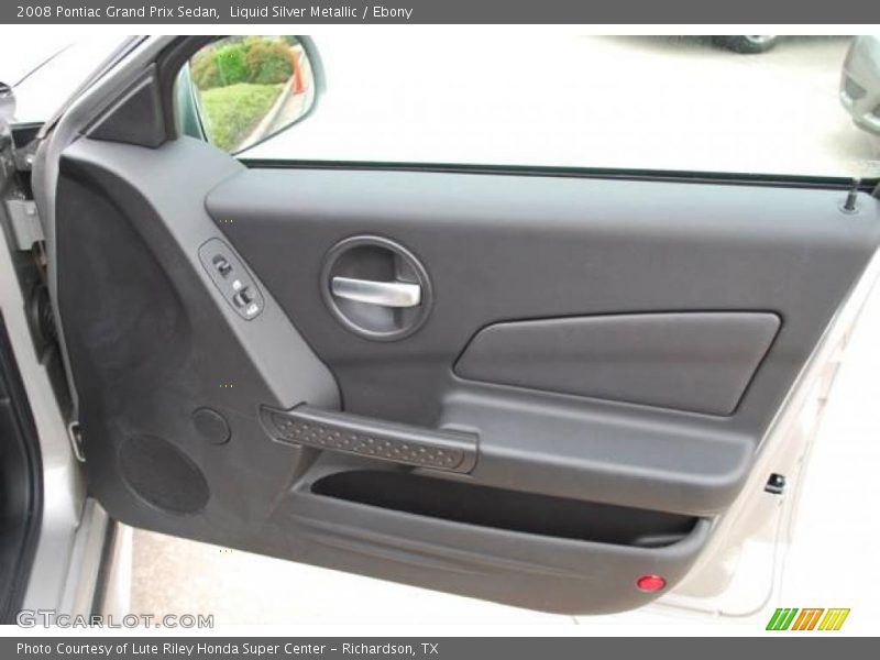 Liquid Silver Metallic / Ebony 2008 Pontiac Grand Prix Sedan