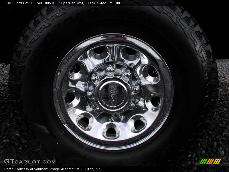 Black / Medium Flint 2002 Ford F250 Super Duty XLT SuperCab 4x4