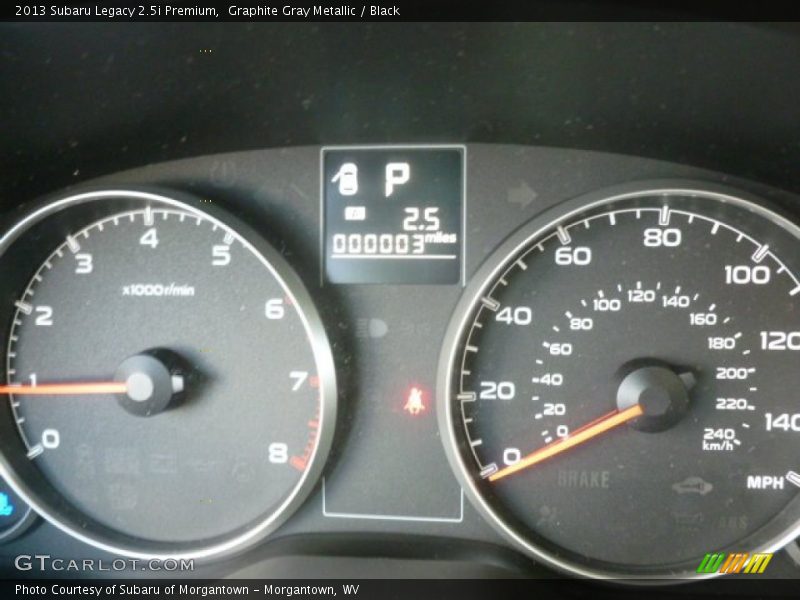 Graphite Gray Metallic / Black 2013 Subaru Legacy 2.5i Premium