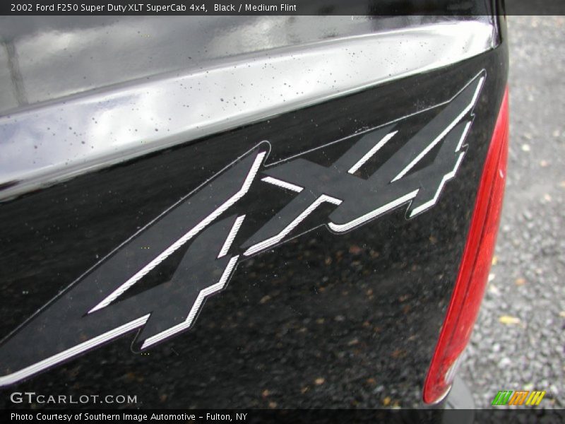 Black / Medium Flint 2002 Ford F250 Super Duty XLT SuperCab 4x4
