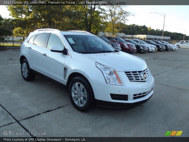 Platinum Ice Tricoat / Light Titanium/Ebony 2013 Cadillac SRX Luxury FWD