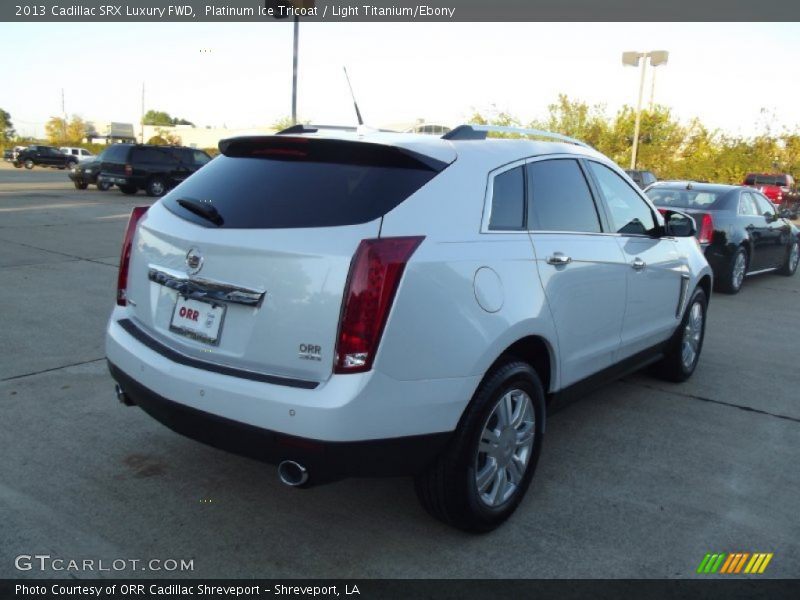Platinum Ice Tricoat / Light Titanium/Ebony 2013 Cadillac SRX Luxury FWD