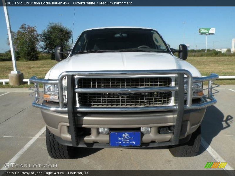 Oxford White / Medium Parchment 2003 Ford Excursion Eddie Bauer 4x4