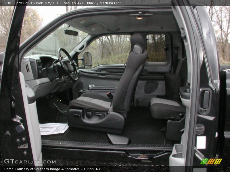  2002 F250 Super Duty XLT SuperCab 4x4 Medium Flint Interior