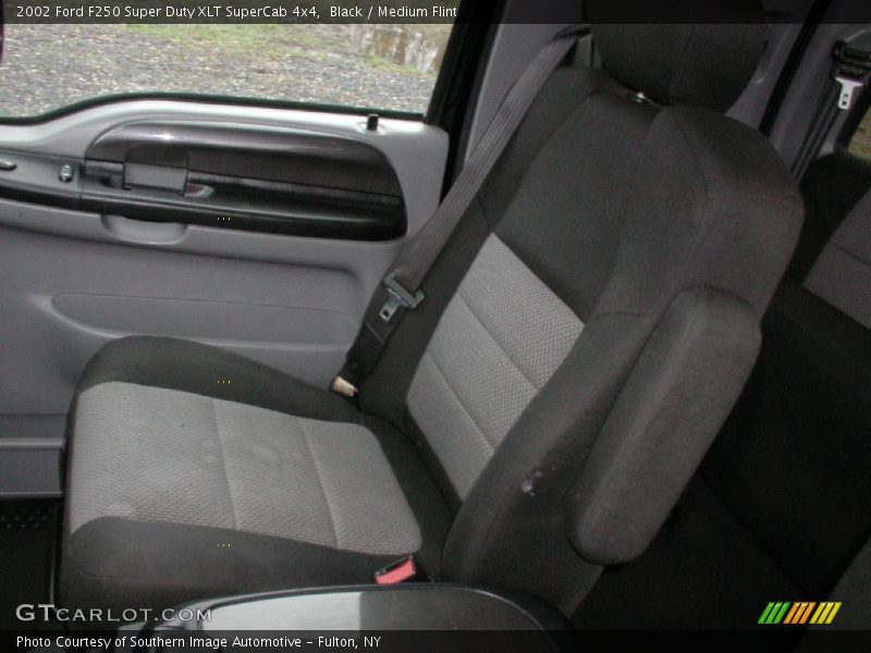 Black / Medium Flint 2002 Ford F250 Super Duty XLT SuperCab 4x4