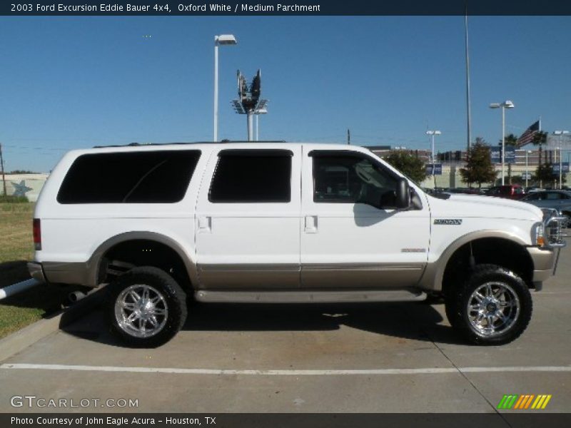 Oxford White / Medium Parchment 2003 Ford Excursion Eddie Bauer 4x4