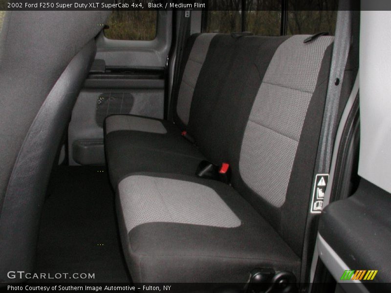 Black / Medium Flint 2002 Ford F250 Super Duty XLT SuperCab 4x4