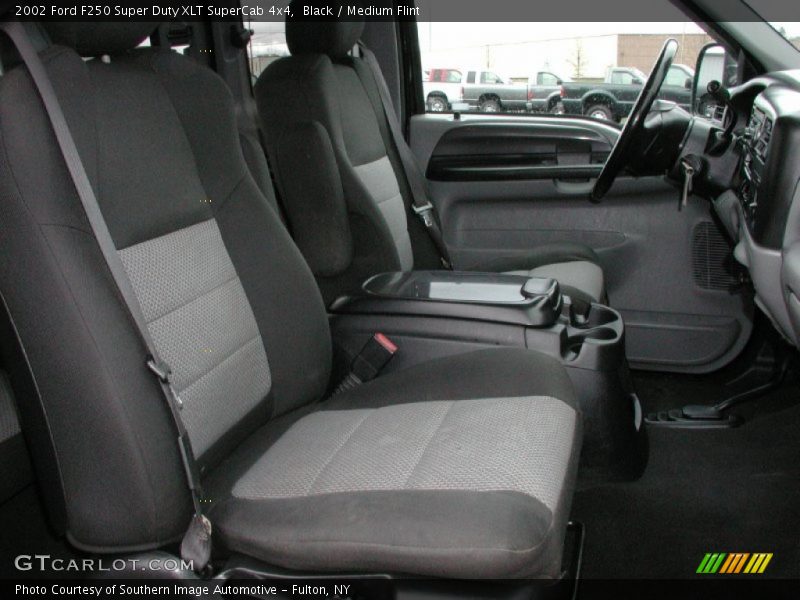 Black / Medium Flint 2002 Ford F250 Super Duty XLT SuperCab 4x4