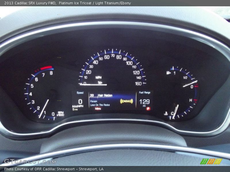Platinum Ice Tricoat / Light Titanium/Ebony 2013 Cadillac SRX Luxury FWD