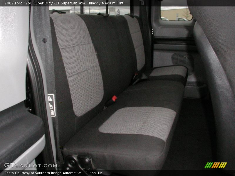 Black / Medium Flint 2002 Ford F250 Super Duty XLT SuperCab 4x4