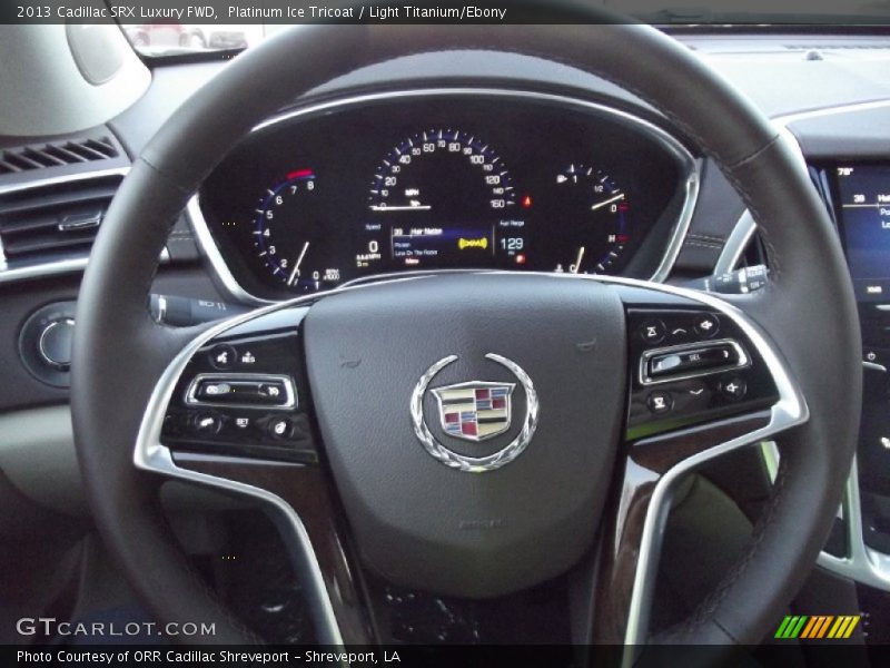 Platinum Ice Tricoat / Light Titanium/Ebony 2013 Cadillac SRX Luxury FWD