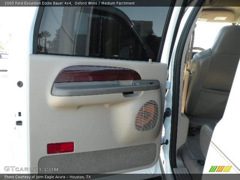Oxford White / Medium Parchment 2003 Ford Excursion Eddie Bauer 4x4