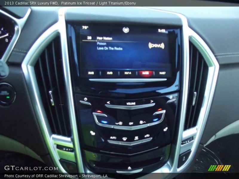 Platinum Ice Tricoat / Light Titanium/Ebony 2013 Cadillac SRX Luxury FWD