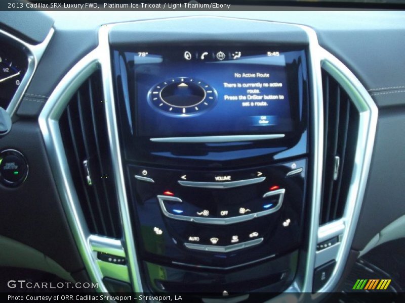 Platinum Ice Tricoat / Light Titanium/Ebony 2013 Cadillac SRX Luxury FWD