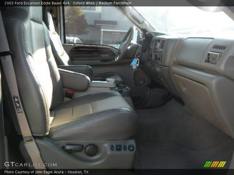 Oxford White / Medium Parchment 2003 Ford Excursion Eddie Bauer 4x4
