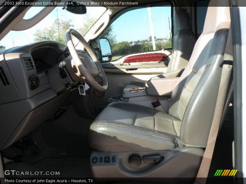 Oxford White / Medium Parchment 2003 Ford Excursion Eddie Bauer 4x4