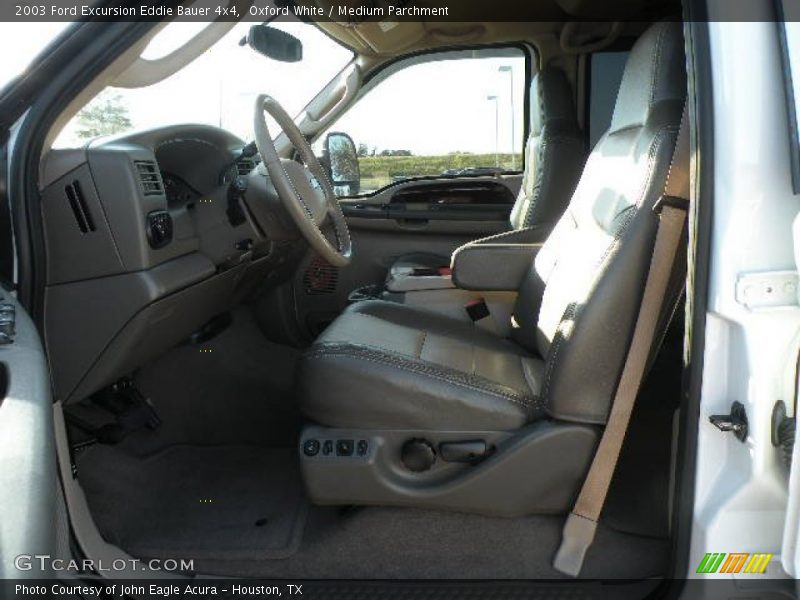 Oxford White / Medium Parchment 2003 Ford Excursion Eddie Bauer 4x4