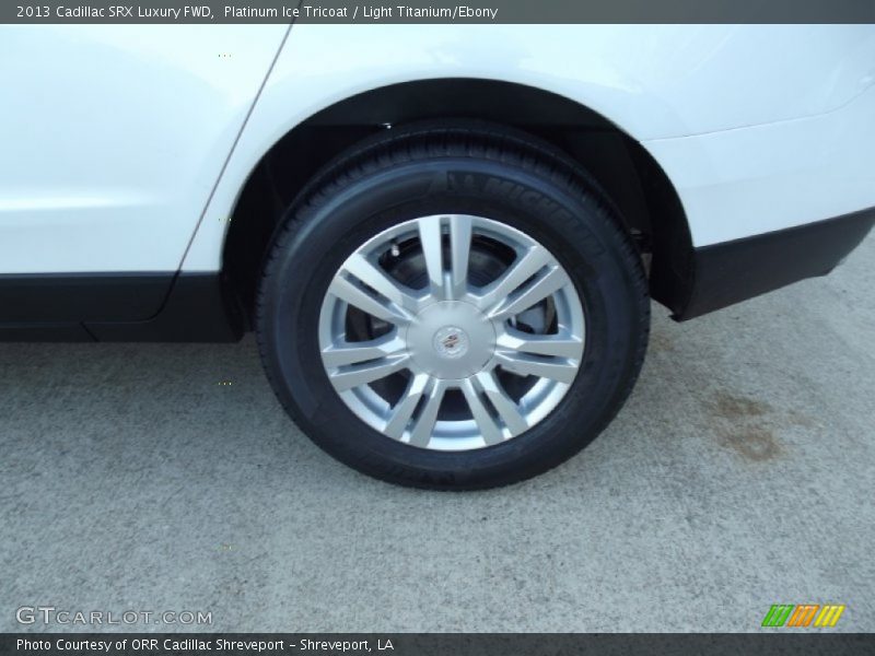 Platinum Ice Tricoat / Light Titanium/Ebony 2013 Cadillac SRX Luxury FWD