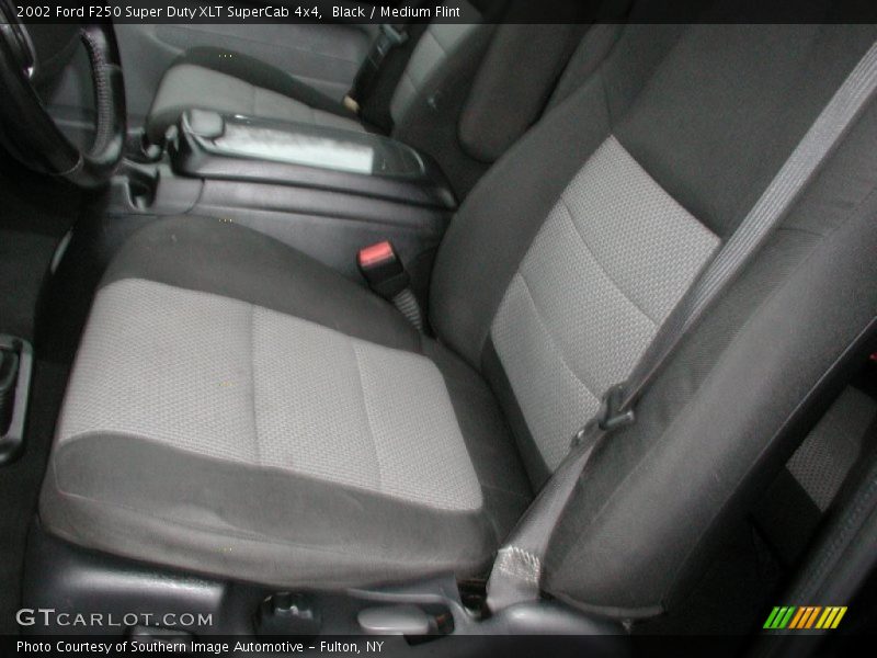 Black / Medium Flint 2002 Ford F250 Super Duty XLT SuperCab 4x4