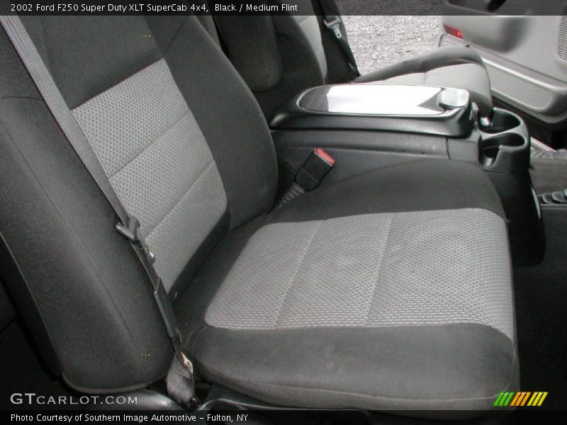 Black / Medium Flint 2002 Ford F250 Super Duty XLT SuperCab 4x4