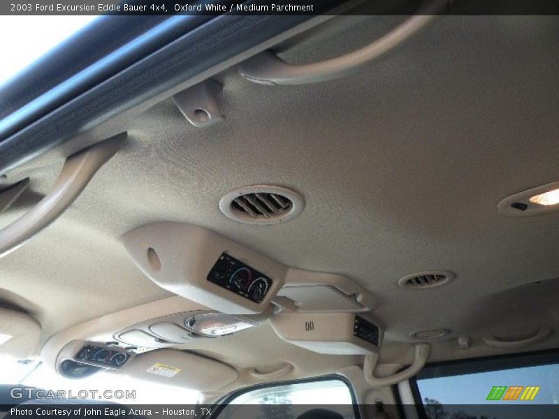 Oxford White / Medium Parchment 2003 Ford Excursion Eddie Bauer 4x4