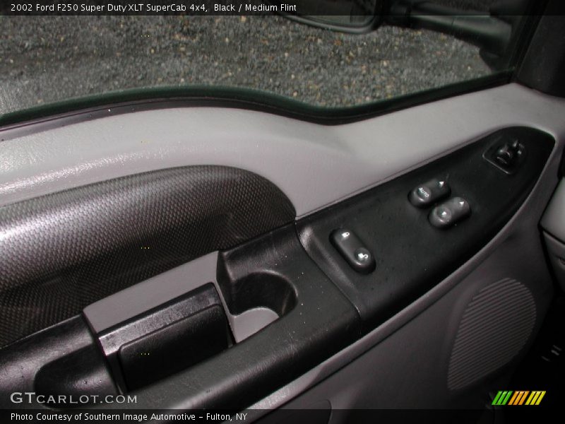 Black / Medium Flint 2002 Ford F250 Super Duty XLT SuperCab 4x4